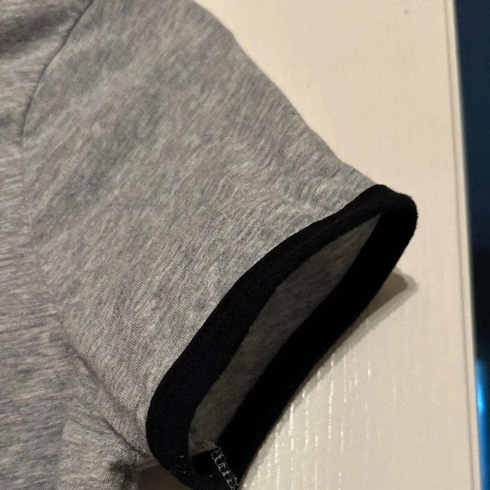 Justice Heather Gray Tee with Black Accents - Picture 6 of 8